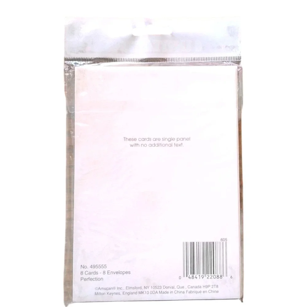 40th Birthday Party Invitations Amscan 8 Cards Envelopes Confetti Colorful